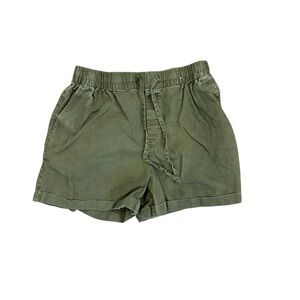 Uniqlo Dark Green Elastic Shorts